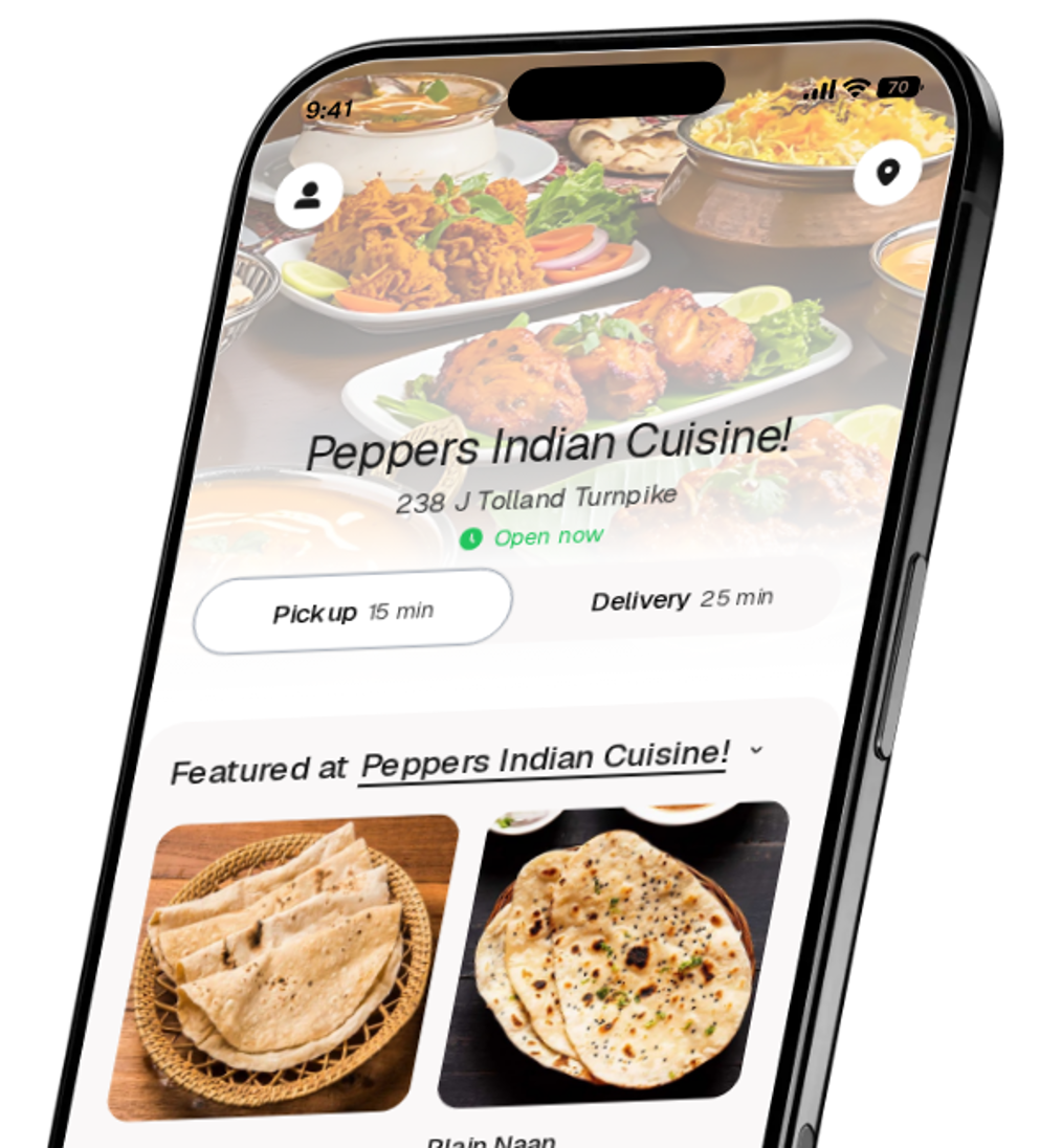 Peppers Indian Cuisine! app preview